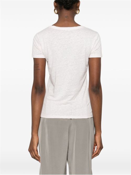 T-shirt donna Majestic Filatures girocollo rosa MAJESTIC FILATURES | E26M011FTS1621101